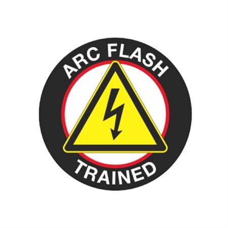 Arc Flash Trained Hard Hat Decal
